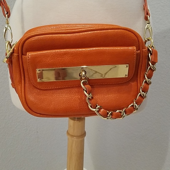 Steve Madden Orange Purse New - Picture 1 of 6
